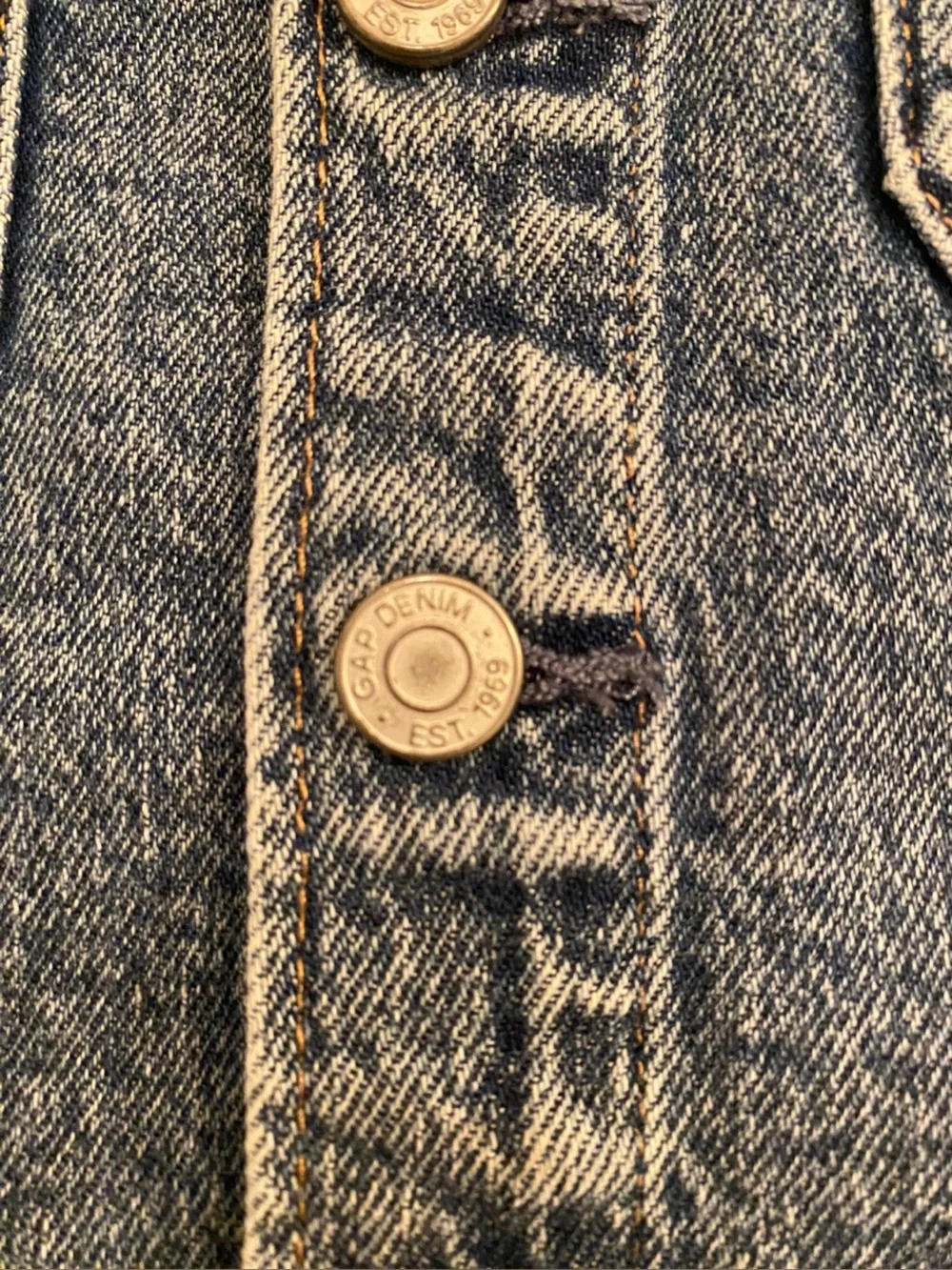 Gap Toddler Boys Blue Acid Wash Denim Button-Up Shirt Jacket